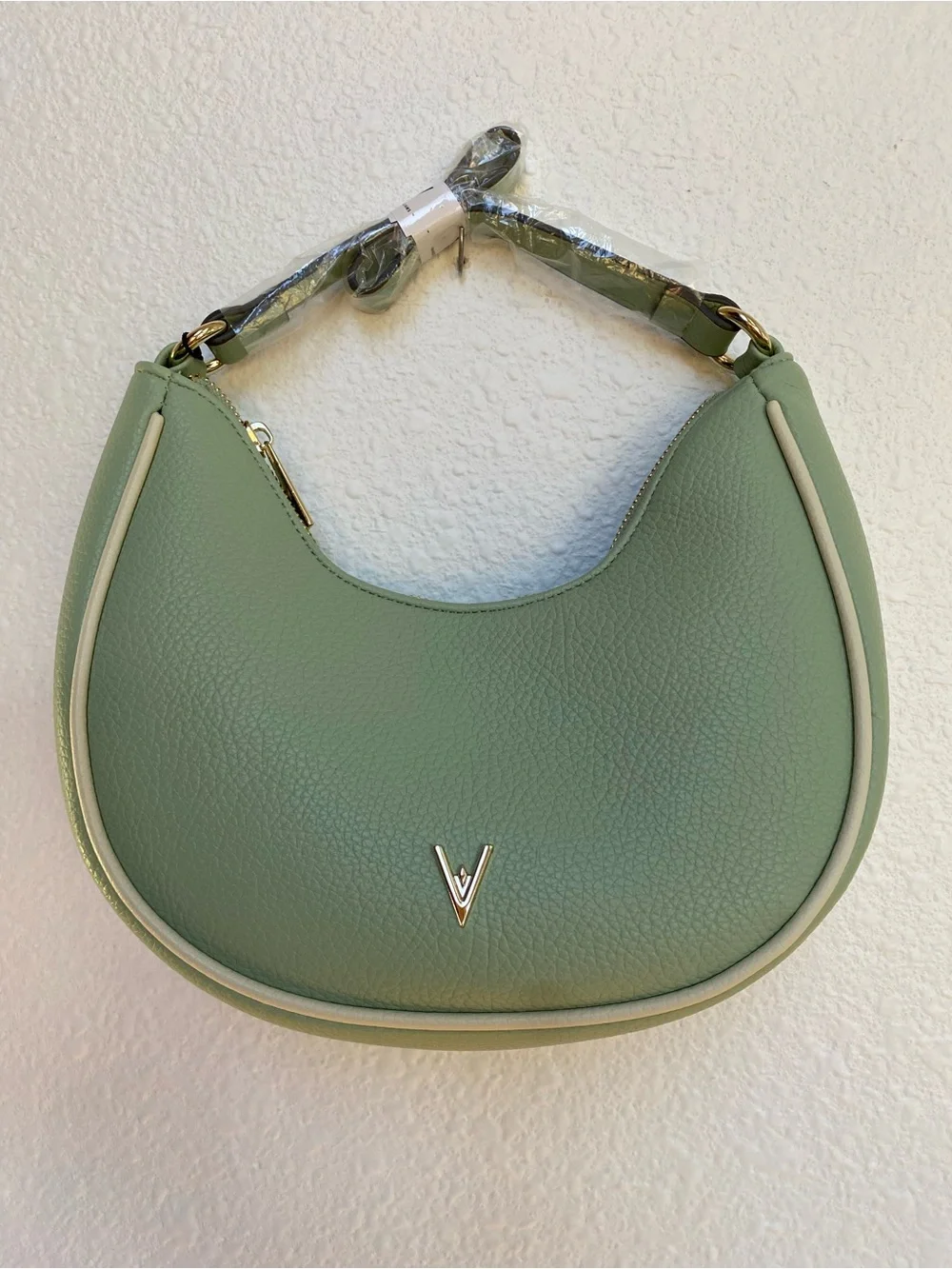 Vanessa Williams Crescent Hobo Bag in Mint Green
